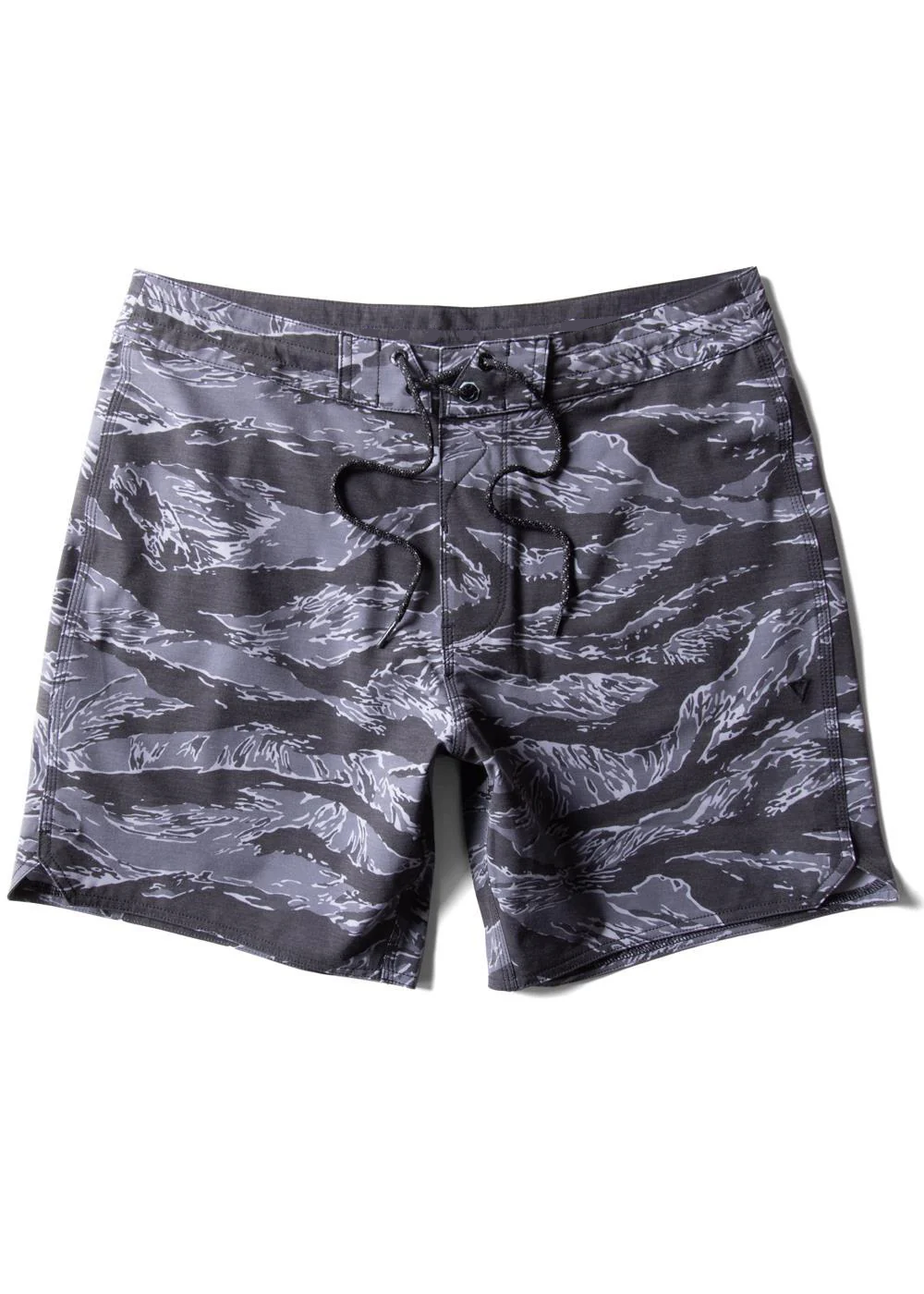 Wholesale Quick Dry Stretch Tiger Camo Boardshorts for Men Custom Design Fitness Swimwear for Beach Surfing