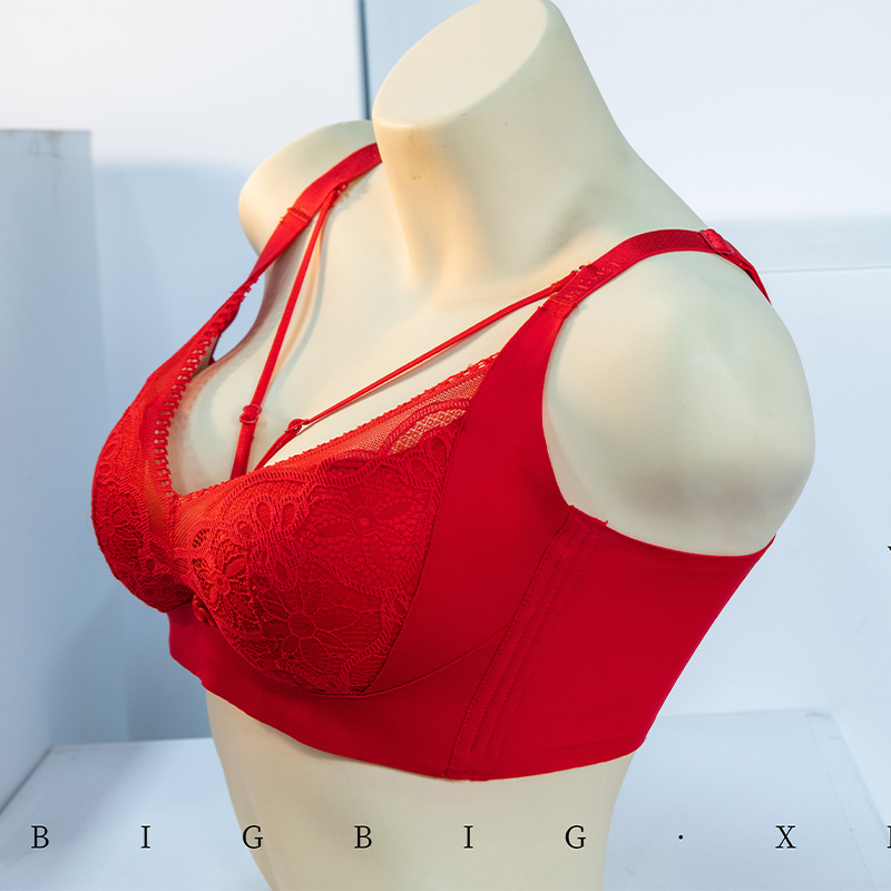 Romantic Floral Embroidery Bra Panty Set Sexy Lace Hipster with Adjustable Straps Push-Up and Breathable Seamless Feature