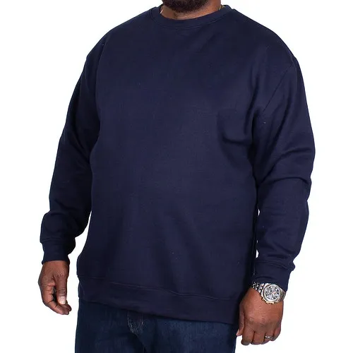 Custom Wholesale Big and Tall Men's Crewneck Sweatshirt Clothing Oversized Pullover Fleece Sweatshirt 6XL 8XL