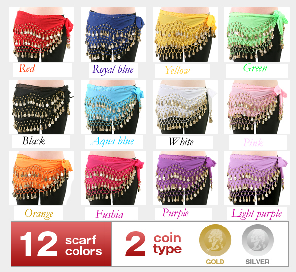 Coin Hip Scarf