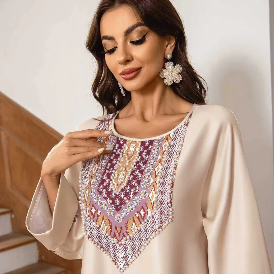 Wholesale Kimono Abaya Women Maxi Ladies Fashion Dress Robe Modest Wear Muslim Islamic Clothing Gown Factory Direct Selling Open Abaya