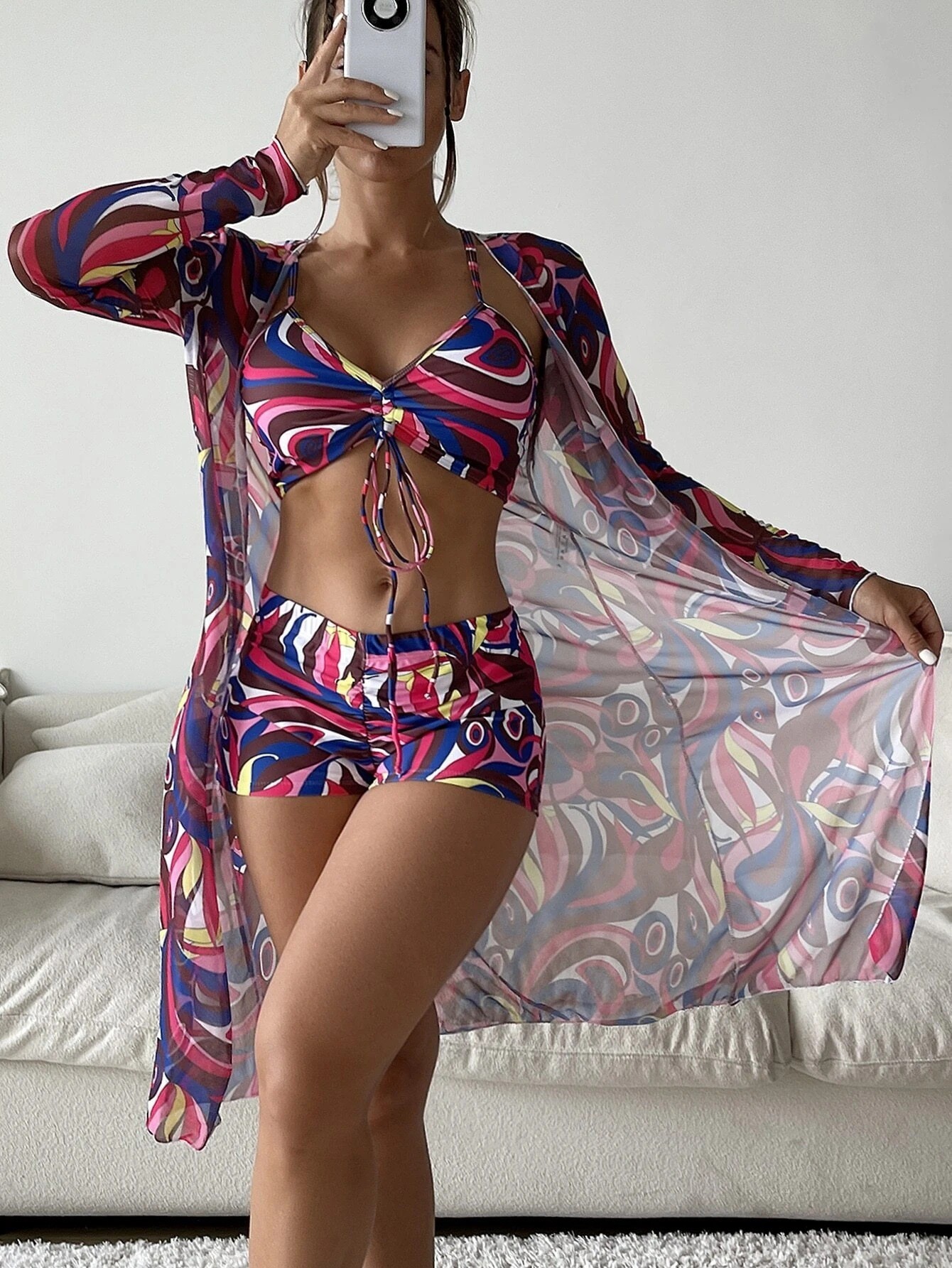 Wholesale Beach Designer SwimSuit Girls Bikini Beachwear Floral Push up Bikini Manufacturer Swimwear Women