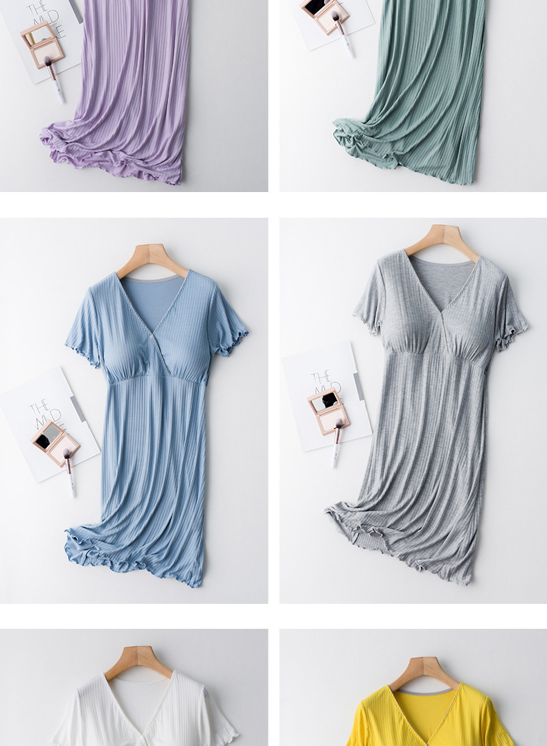 Summer and Autumn Fashionable Maternity Dress Postpartum Nursing Clothing for Women for Busy Moms