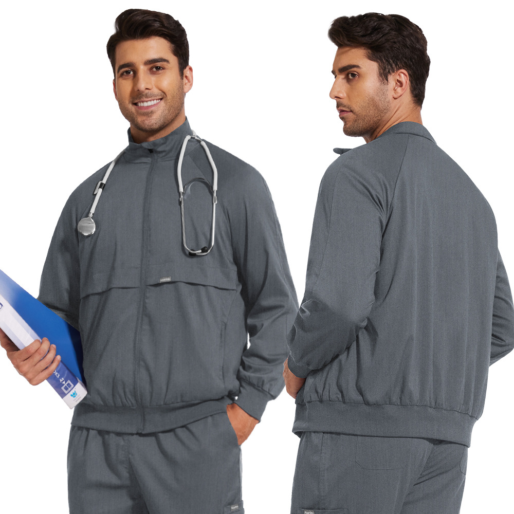 High Quality Surgical Operating Room Men Women Doctor Scrubs Jacket Uniform OEM Logo Maternity Center Unisex Nurse Scrubs Jumper