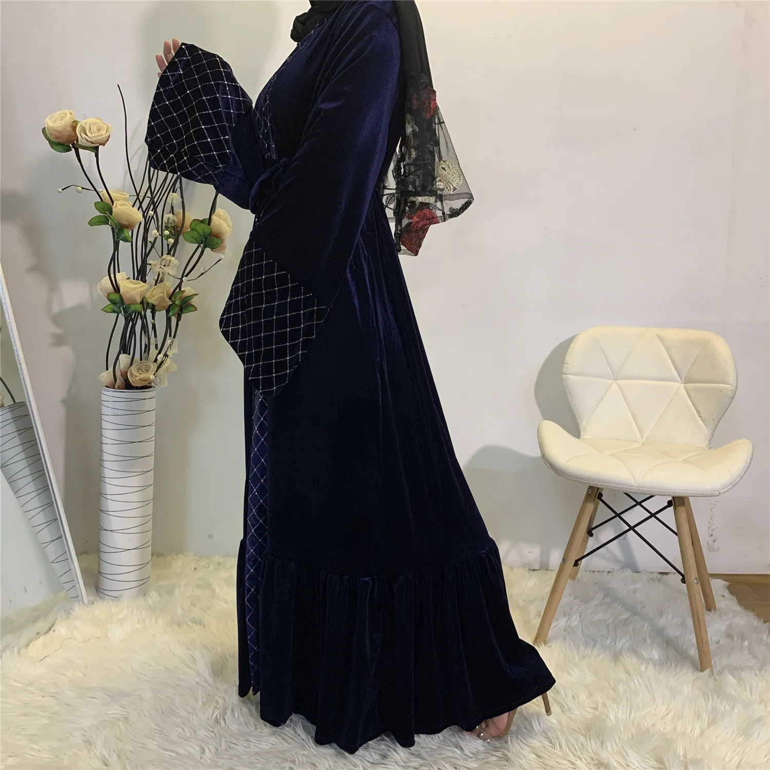 New Fashion Dubai Abaya Factory Price Wholesale Muslim Islamic Clothing Women Modest Wear Ladies Beautiful Kimono Hijab Dress