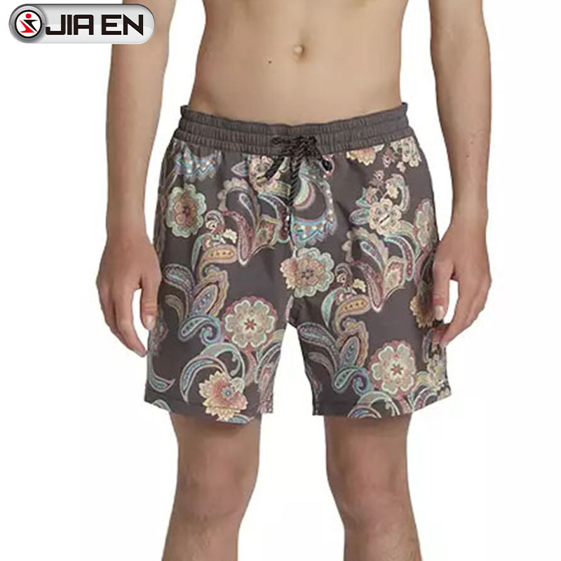 Wholesale High Quality UPF 50 Sun Protection Swimwear Custom Sublimation Volleyball Shorts