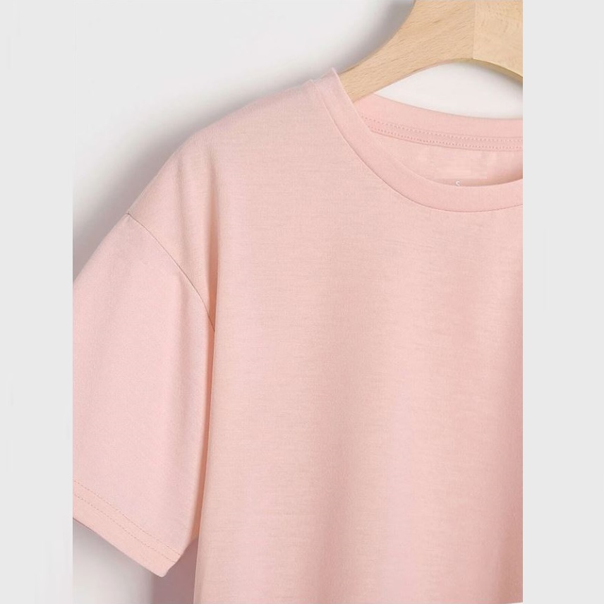 Casual Wear Men's 100% Cotton Solid Short Sleeve T-Shirt Knitted Fabric Breathable Quick Dry Regular Fit Eco-Friendly Daily Use