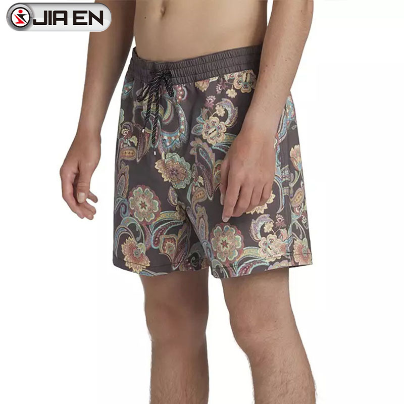 Wholesale High Quality UPF 50 Sun Protection Swimwear Custom Sublimation Volleyball Shorts
