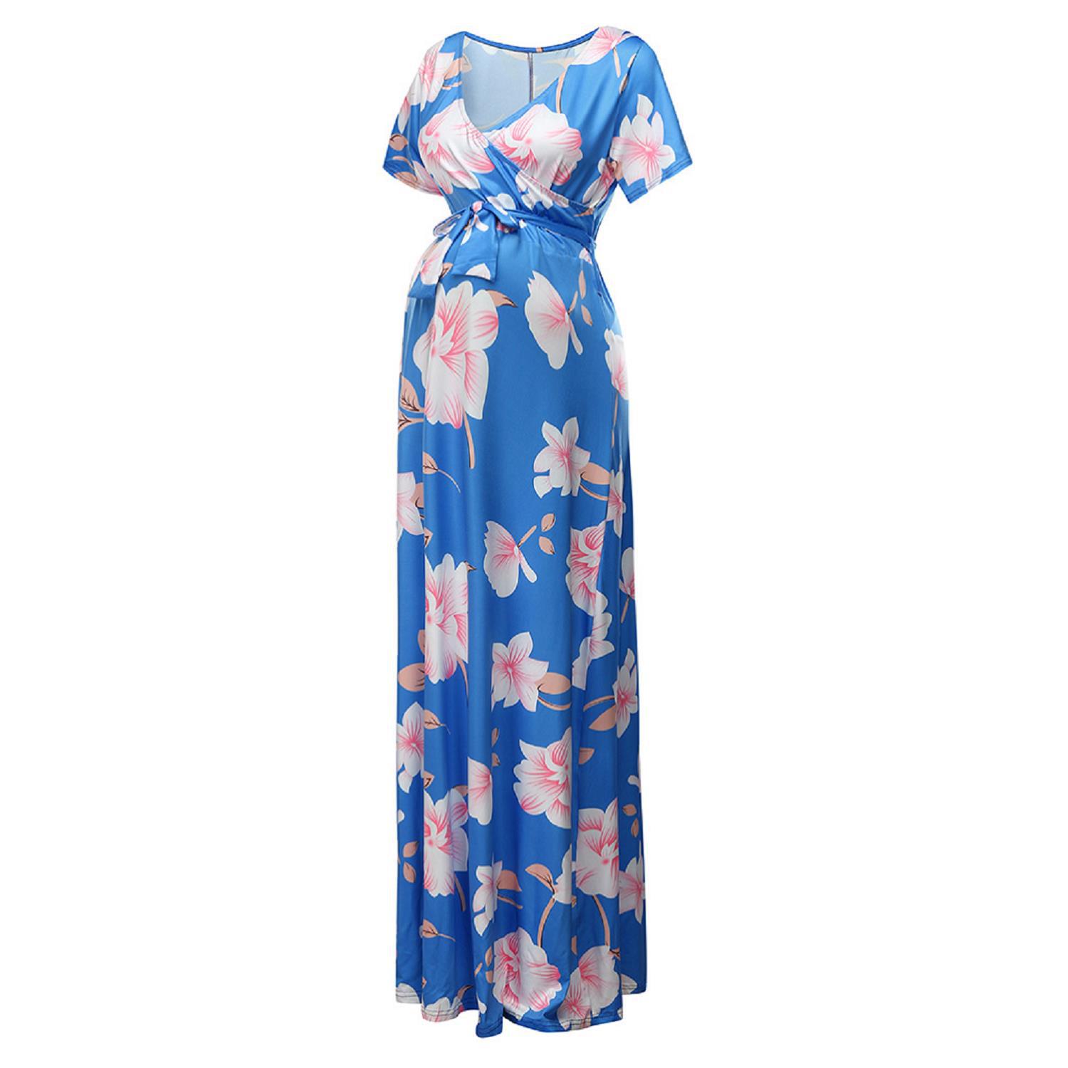 Floral Maternity Dress Detail 5
