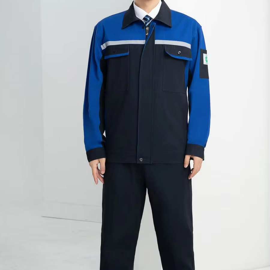 OEM High Quality Cotton Work Clothes Men and Women Mechanic Coverall Workwear Suit Construction Safety Scrubs Uniforms Set