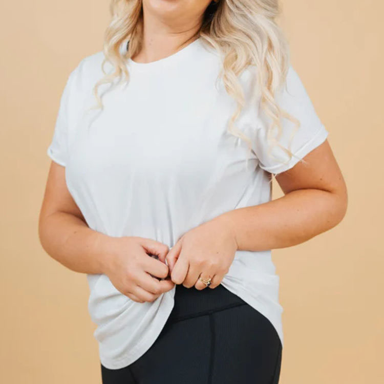 Custom logo High Quality Maternity Clothing for Mothers Breastfeeding T Shirt Short Sleeve Clothing Two Sides Invisible Zippers