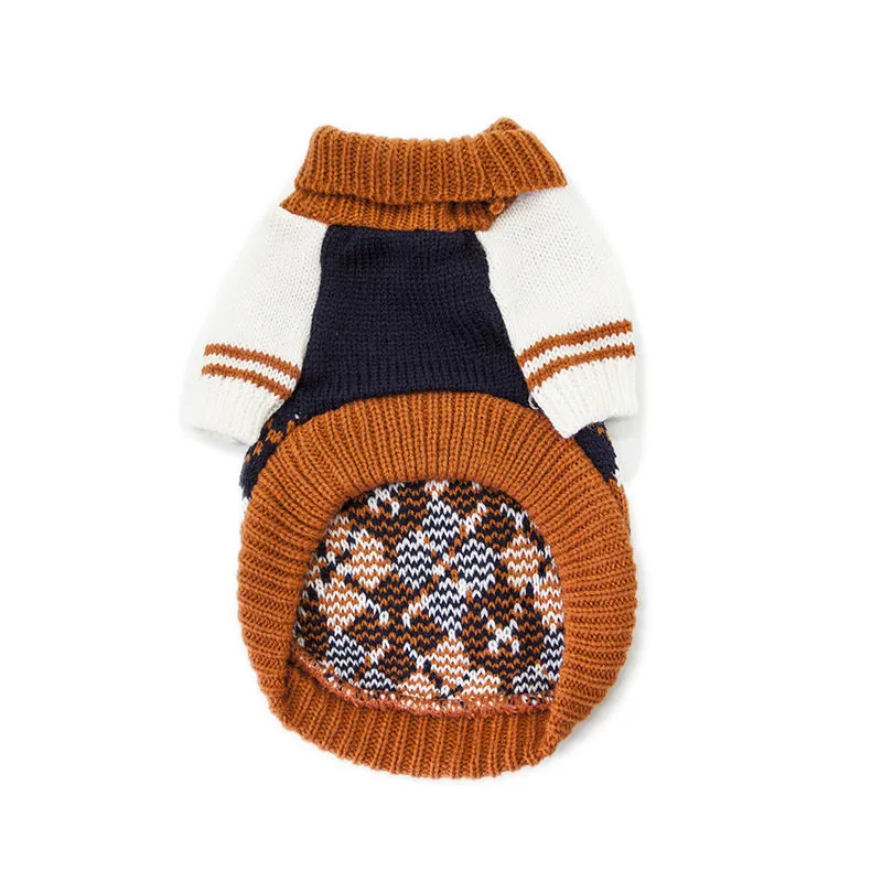 Hot Selling Christmas Pet Cat Dog Sweater Warm Dog Winter Knit Clothes