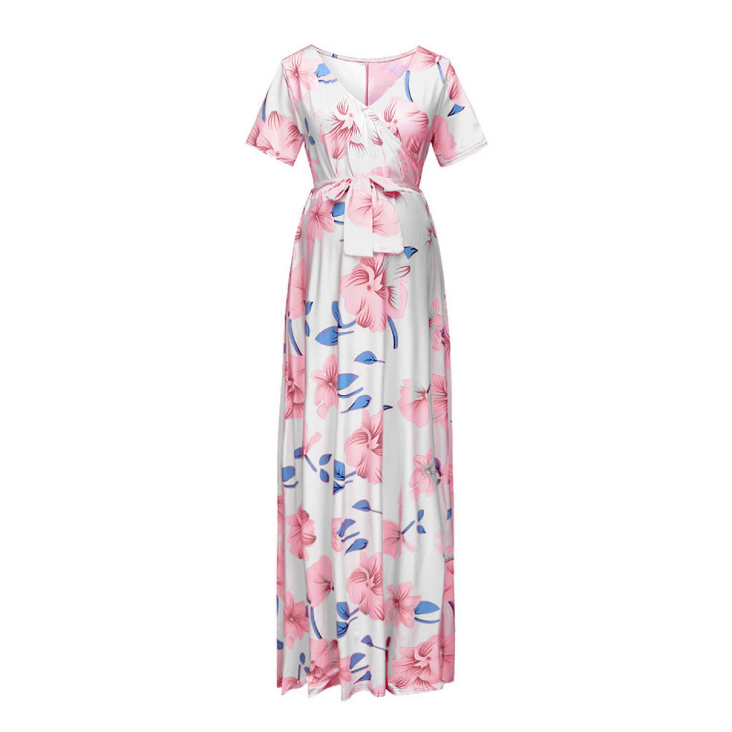 Maternity Dresses Maternity Wear Summer Maternity Clothing Floral Pregnant Dress