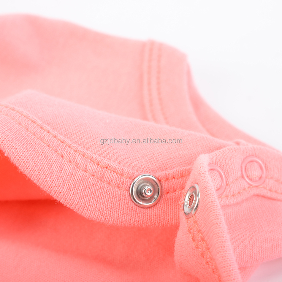 2020 Little Treasure Short Sleeve Baby Clothes Girls Romper Cotton