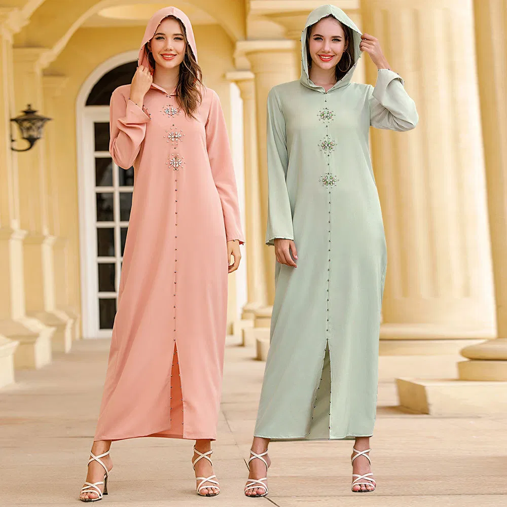 Ladies Abaya Fashion Dubai Saudi Dresses Muslim Dress Islamic Clothings Attire Muslim Gown Modest Dress in Islam Islamic Dresses for Parties Muslim Wear Long