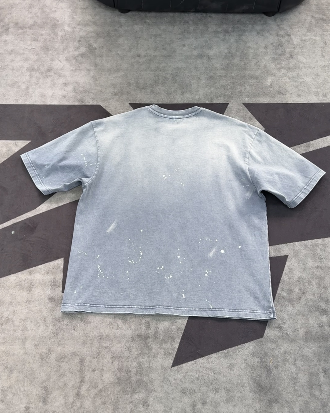 High Street Casual Cotton Tee Men Retro Washed T-ShirtGraphic Printed Loose Fit Daily Wear Tops