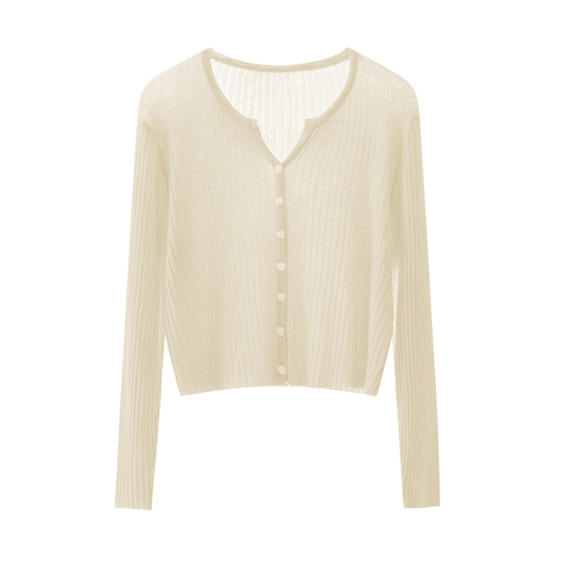 Summer Thin Ice Silk Sunscreen Jacket Small Coat Female