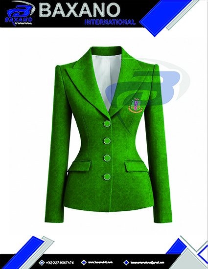 Alpha Kapa Alpha Single Breasted Business Blazer Premium Tailored Formal Workwear Coat Women's Professional AKA Office Suit Coat