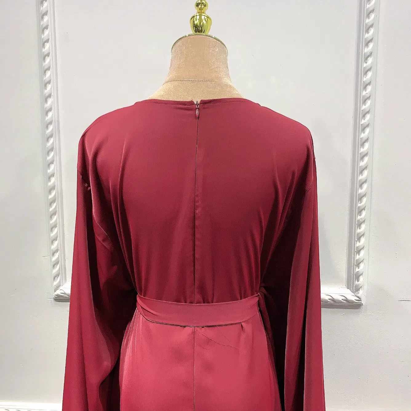 Wholesale Women Fashion Abaya Muslim Islamic Clothing Mushkiya Jilbab Abaya Niqab Hijab Dress Attire Modest Wear