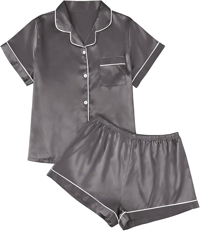 Women's Spring Summer Autumn Winter Breathable Quick-Dry Sleepwear Nightgown Knee Length Short-Sleeved Cartoon Pajamas 3XL 100%