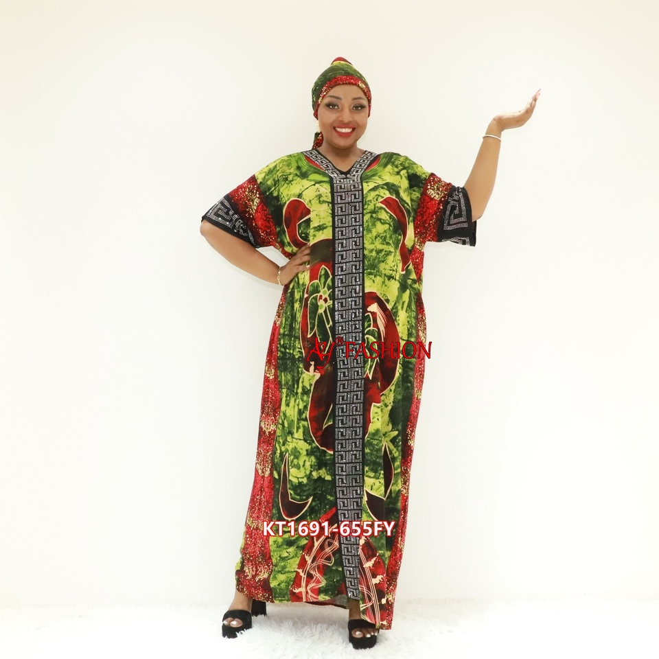 Woman Ethnic Wear Modest Wear Ay Fashion Kt1691-655fy Ghana Clothing Dashiki Dress