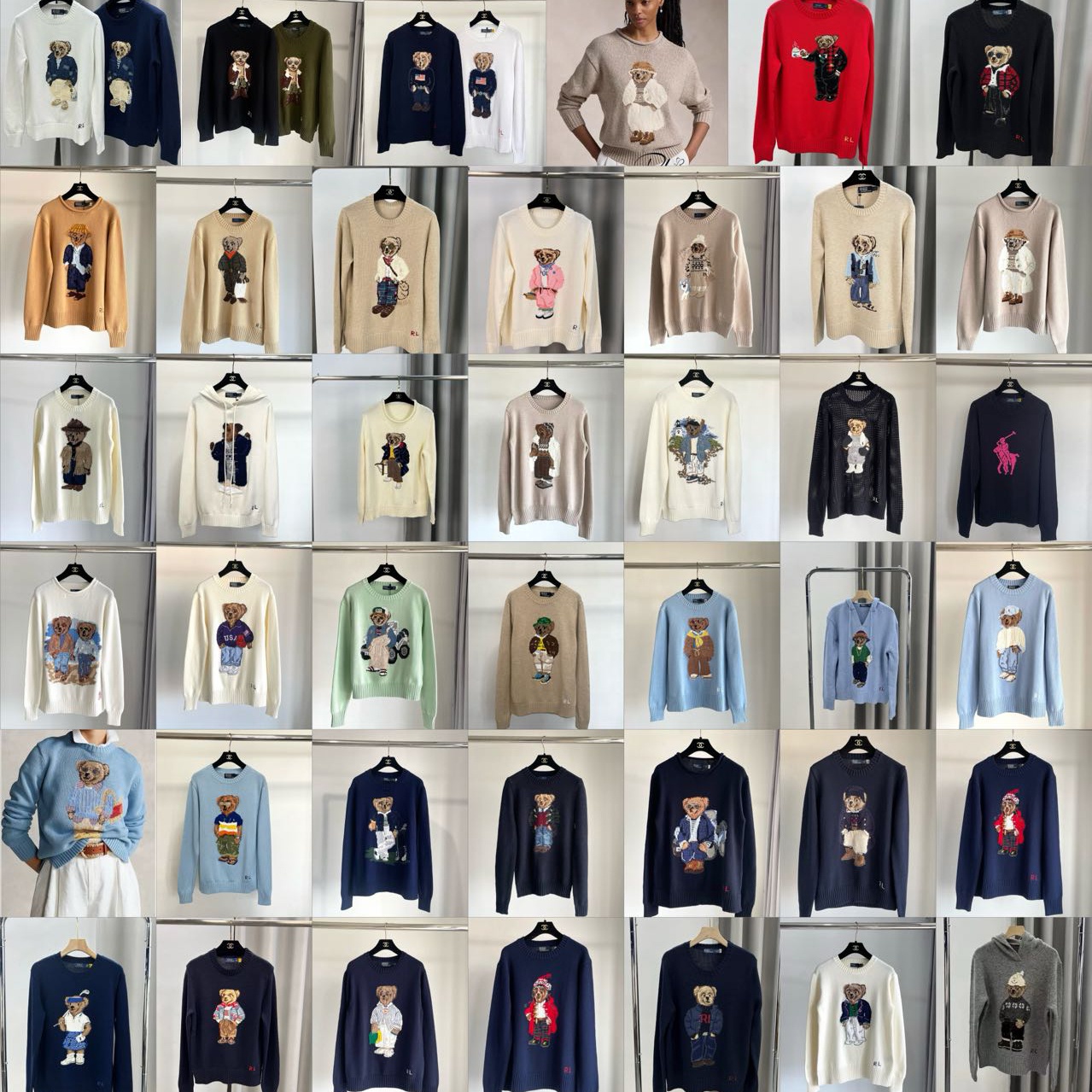 Wholesale Men's Graphic Print Intarsia Sweater Oversized Streetwear Knitwear Factory Direct Custom Logo Urban Apparel
