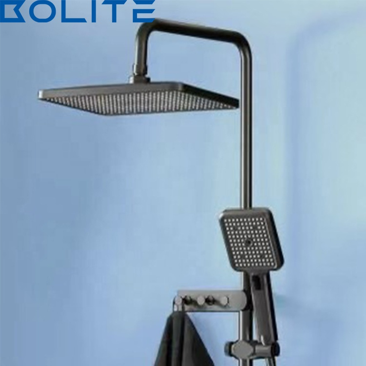 Simple Smart Bathroom Shower System Thermostatic Shower System with Temperature Display