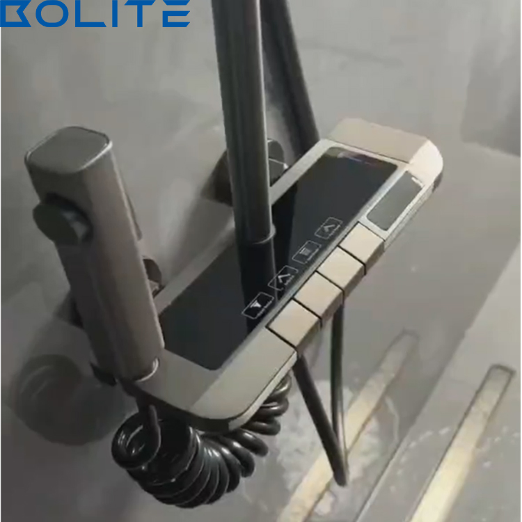 Promotion LED Digital Atmosphere Bathroom Hot and Cold Shower Set Multifunctional Piano Key Shower System