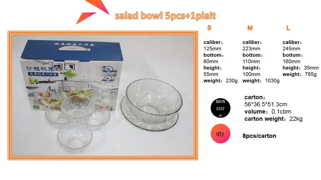 Glass Preservation Bowls 6