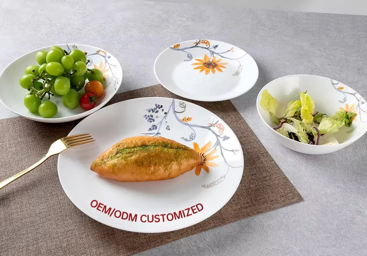 Opal Glassware Tableware Set