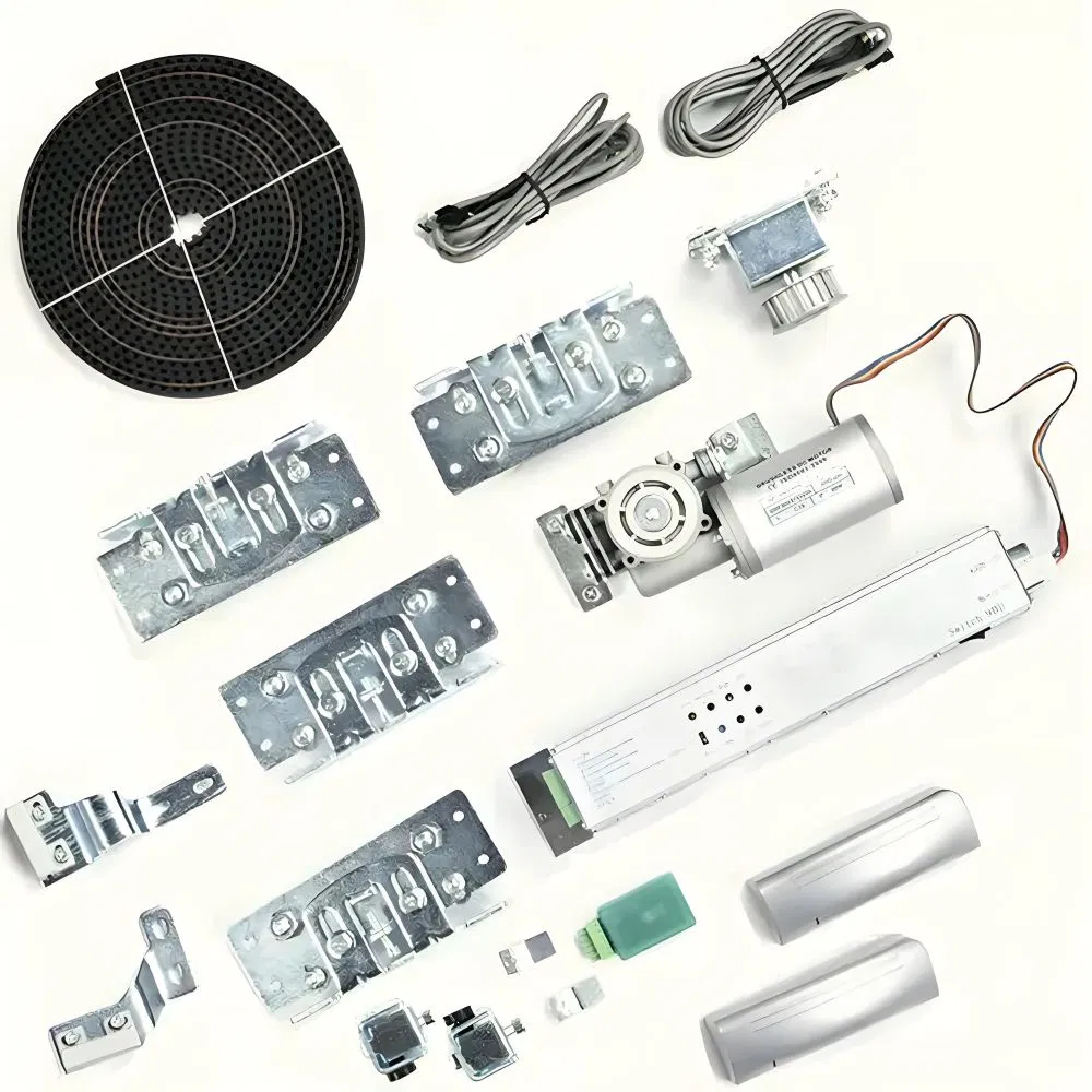 Remote 100kg DC Brushless Motor Glass Door Operator Unit Sliding Door Opener System Automatic Sliding Door Opener and Closer