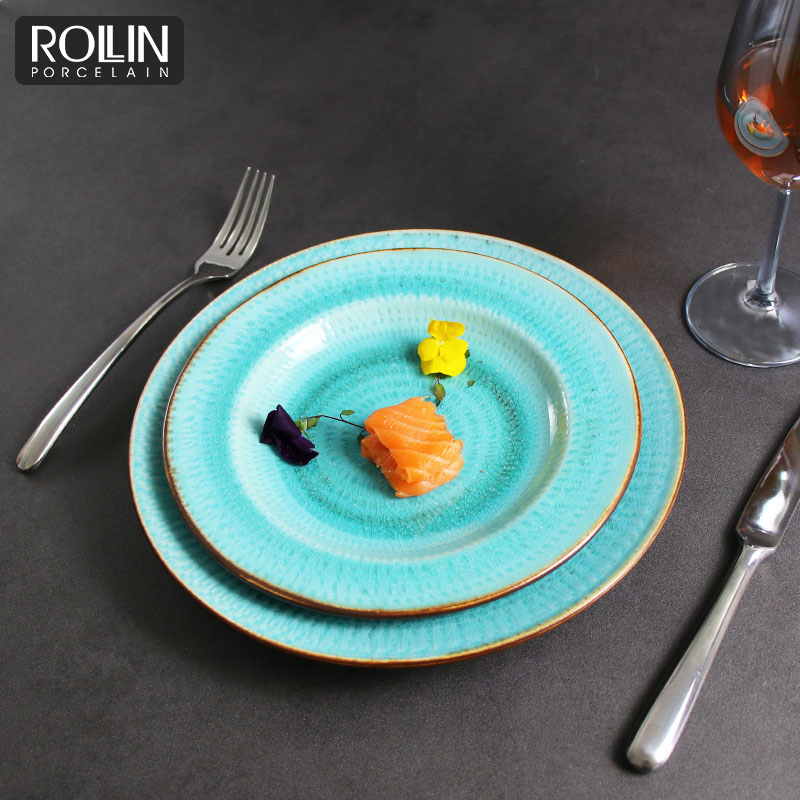 Guangzhou New Product Porcelain Tableware Ceramic Dinner Set for Hotel and Restaurant