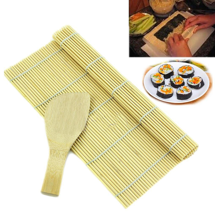 Professional Sushi Rolling Mat Bamboo Material in Hand Made