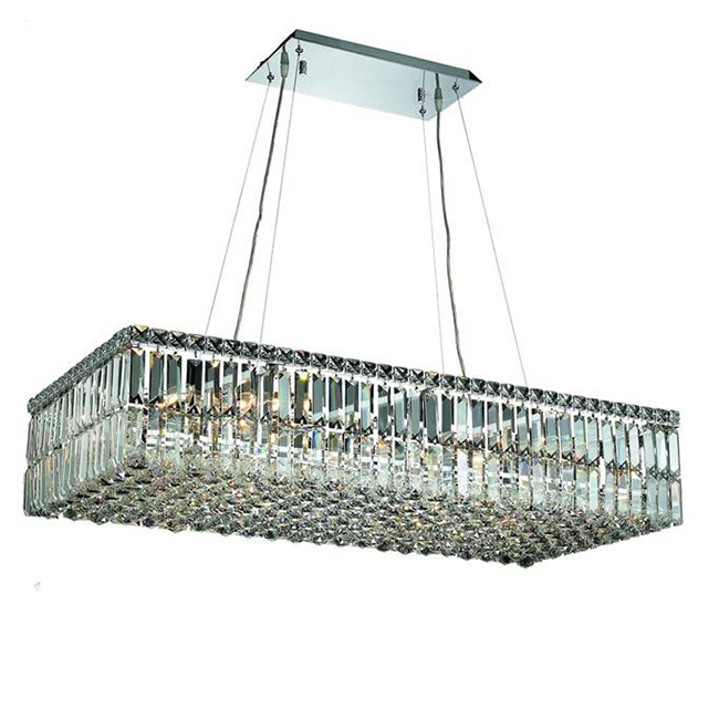 Contemporary Style Indoor Decoration Ballroom Living Room Kitchen Crystal Fixture