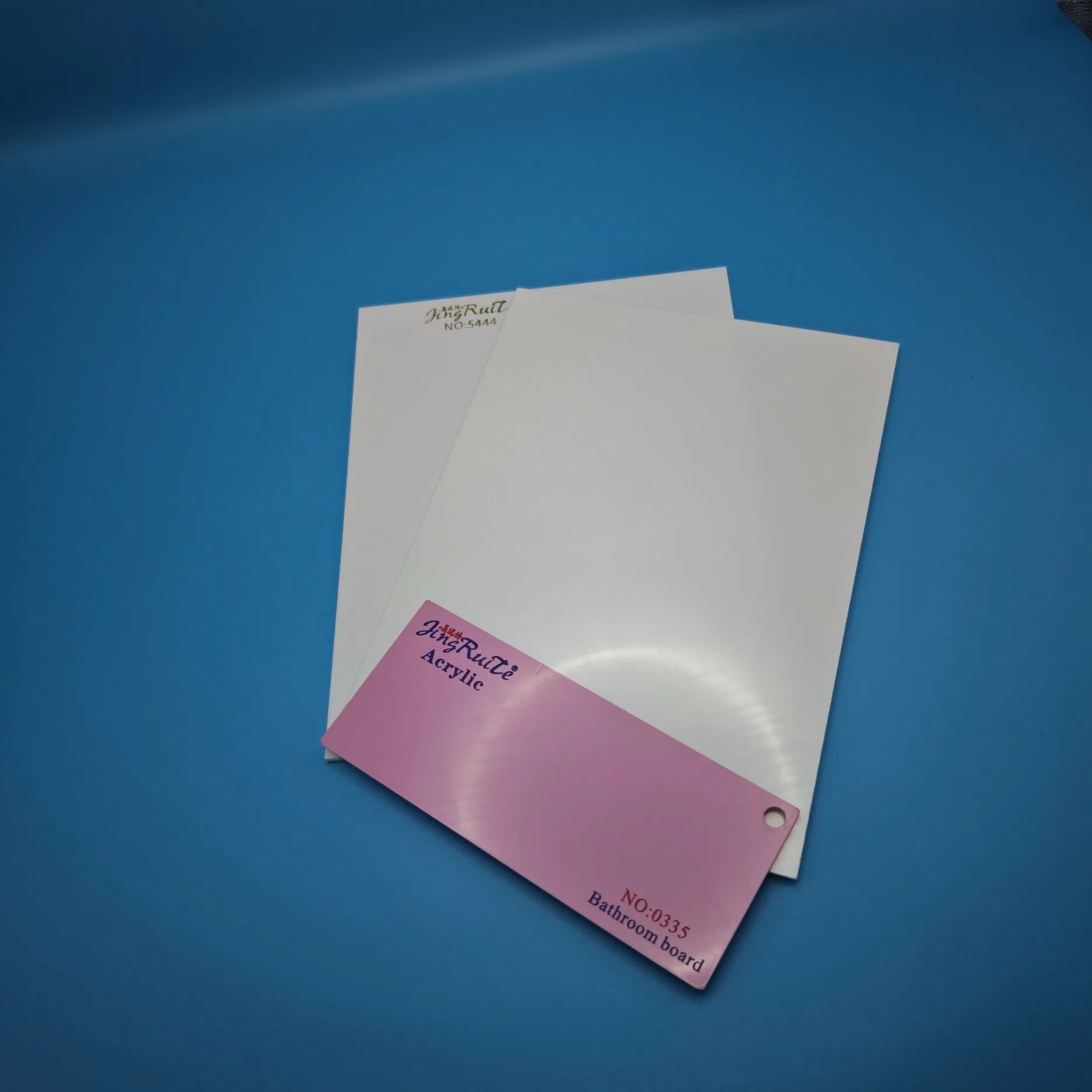 Stylish Colored Acrylic Partition Systems for Bathroom Renovation