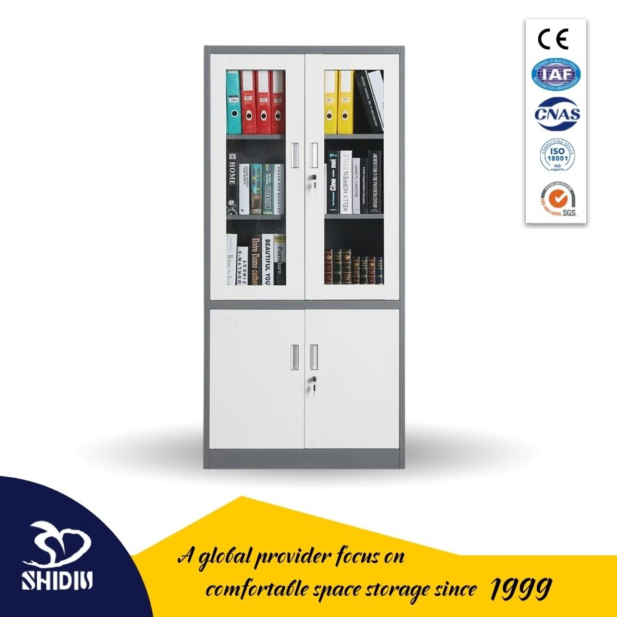 Pre-Assembled Office Metal Filing Cabinet Steel Storage Cabinet Furniture Manufacturer File Storage Systems