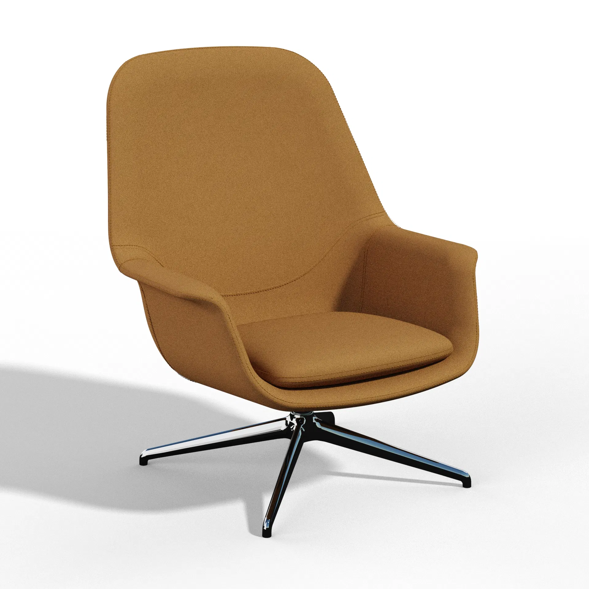 Comfortable Seating Solution with High Backrest for Support