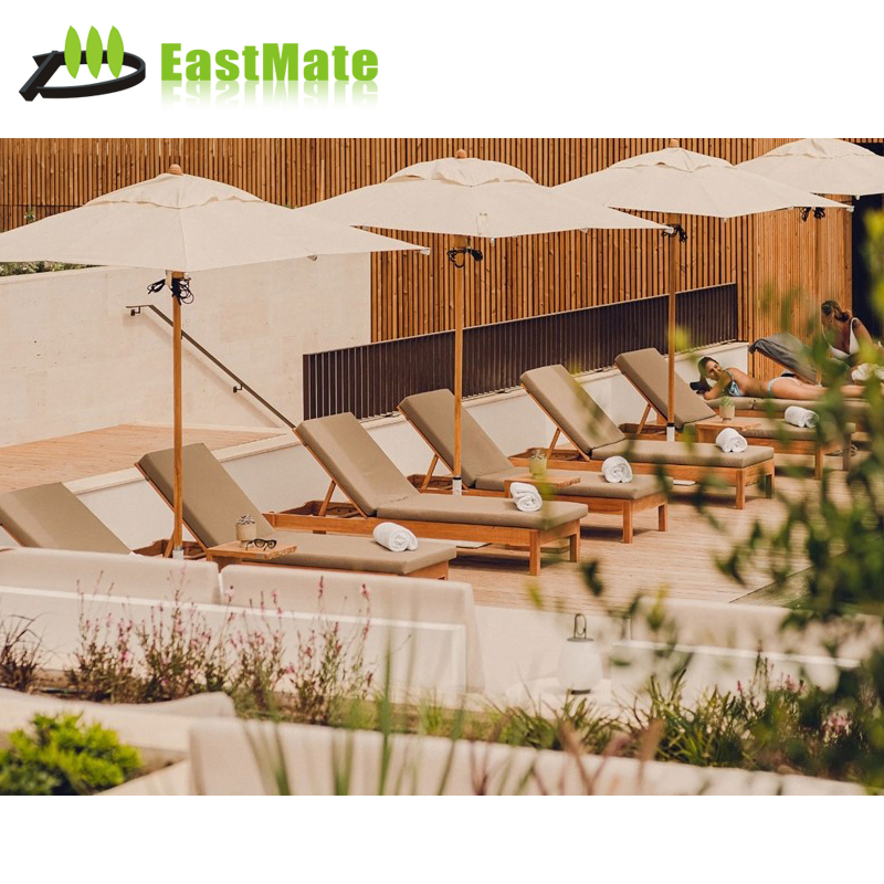 Luxury Hotel Outdoor Relaxation Chair Systems Modern Poolside Lounge Furniture Custom Manufacturing