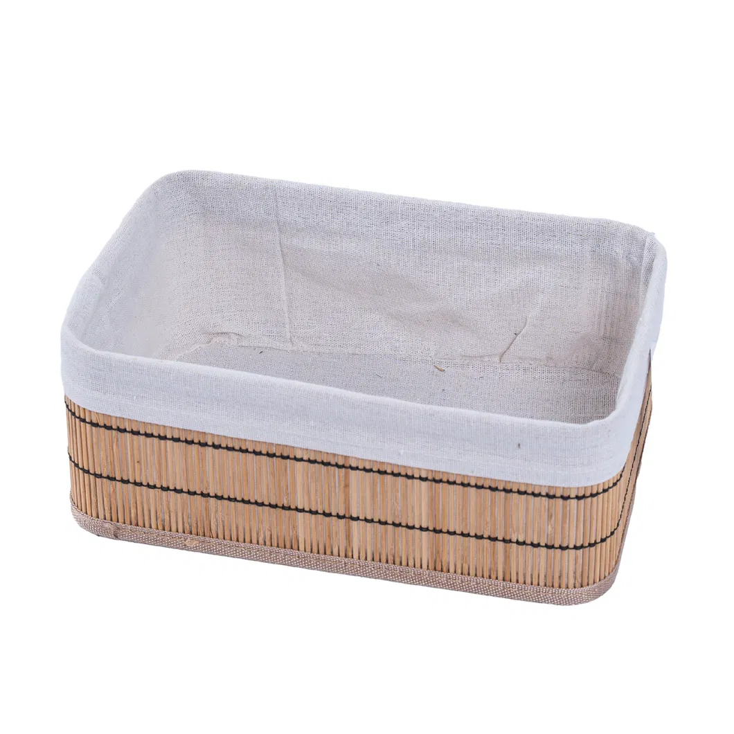 Bamboo Storage Basket View 4