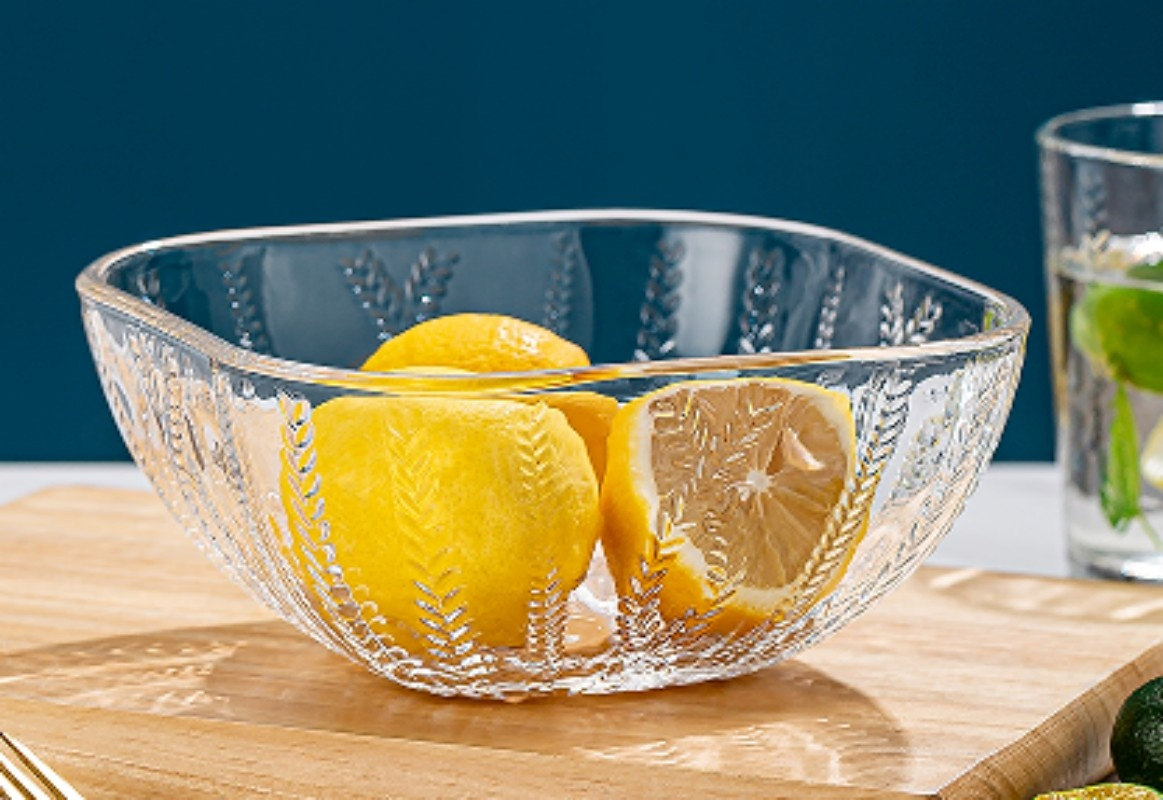 Multi-Capacity Food Grade Logo Customization Glass Tableware for Gift