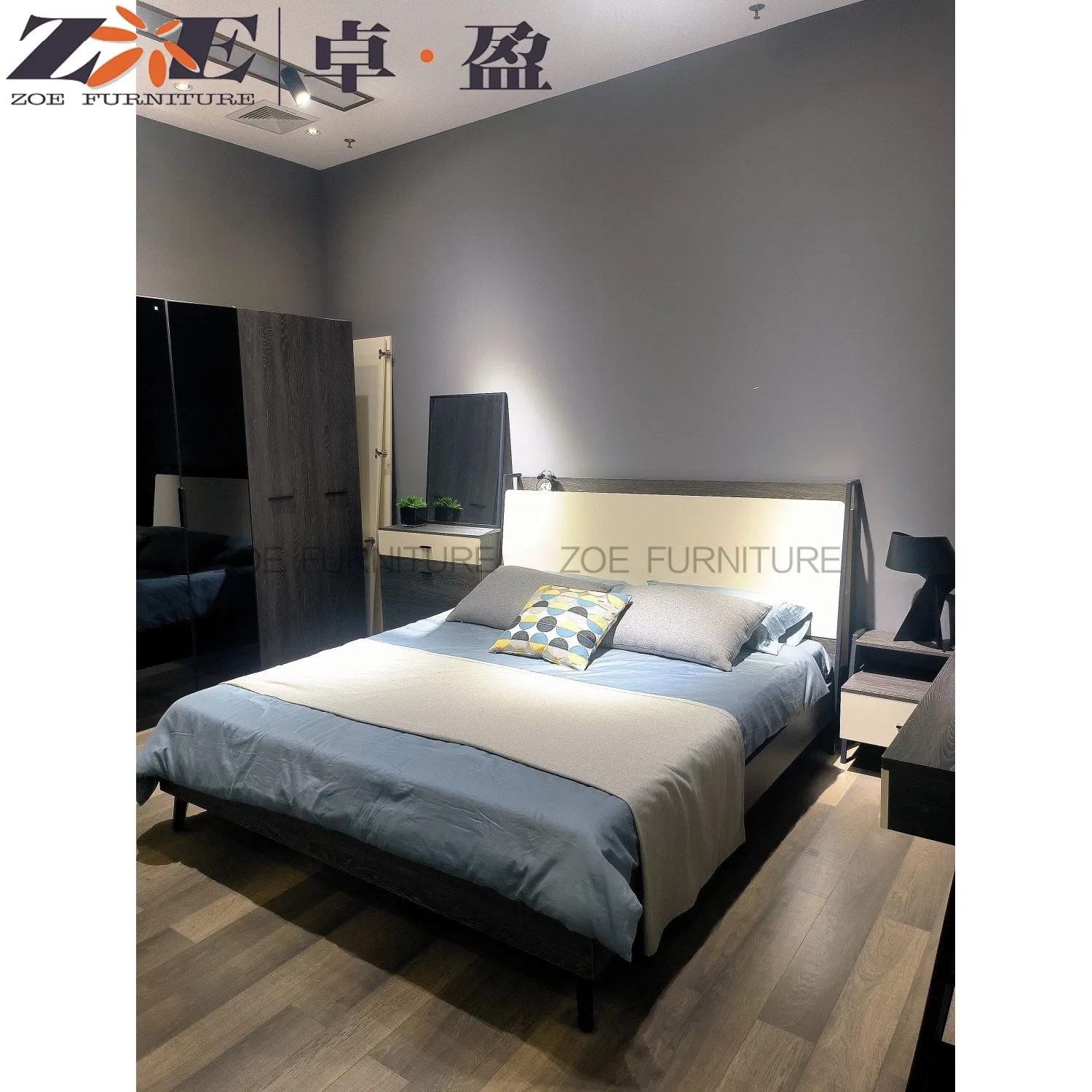 High Quality Solutions Custom Design and Solid Wood Manufacturing Home Bedroom Furniture