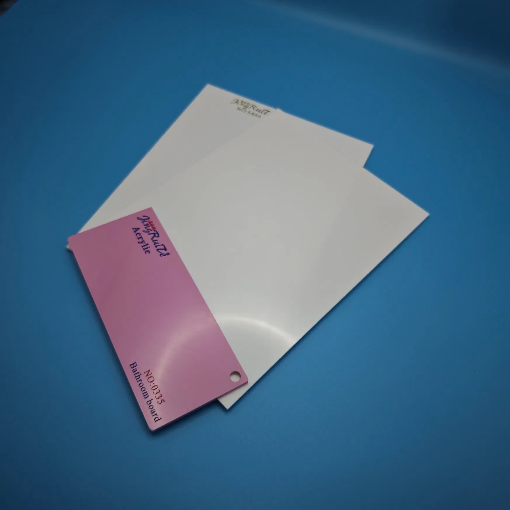 Stylish Colored Acrylic Partition Systems for Bathroom Renovation