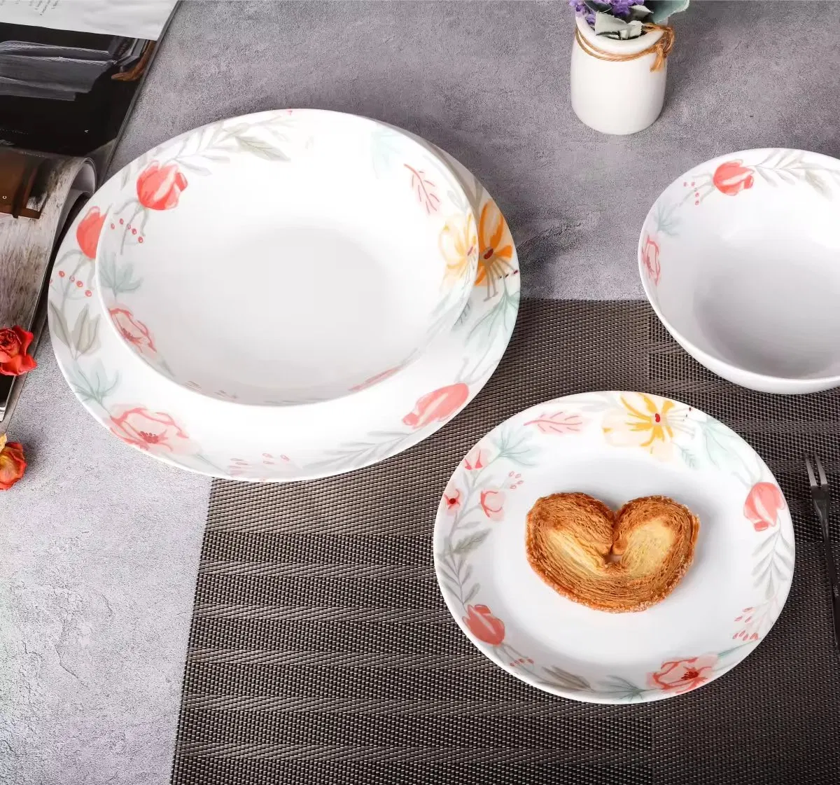 Opal Glassware Tableware Set