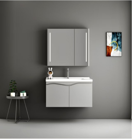 Fashionable PVC Paint-Free Bathroom Cabinet, Achieving Efficient Storage