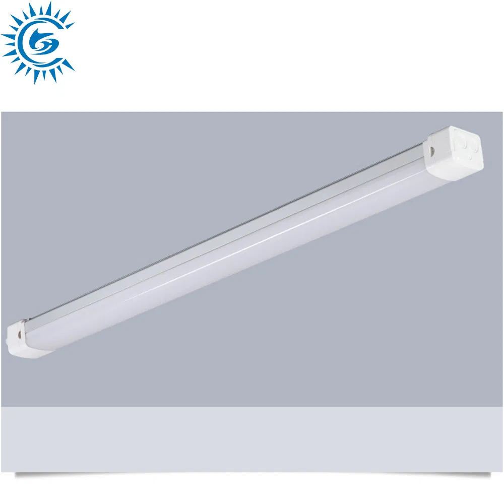 20W 30W 40W 50W Integrated Linear Ceiling SMD LED Tri-Proof Linear Lighting Fixture for Kitchen, Laundry, Workshop, Closet