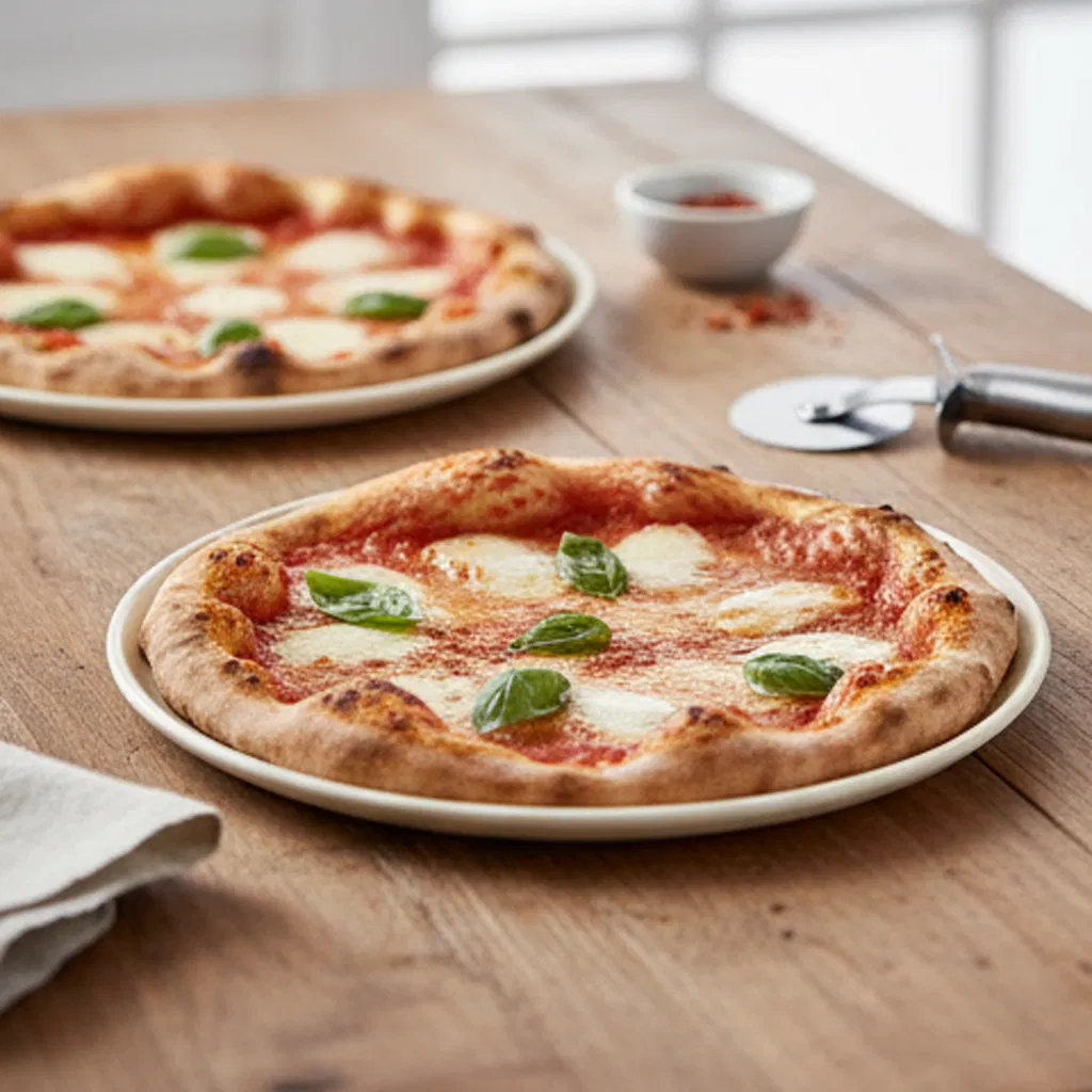 Sugarcane Bagasse Pizza Pan - Biodegradable Baking Solution for Chefs