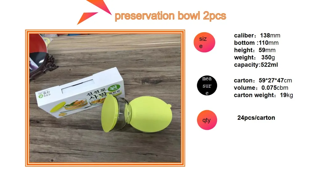 Glass Preservation Bowls 2