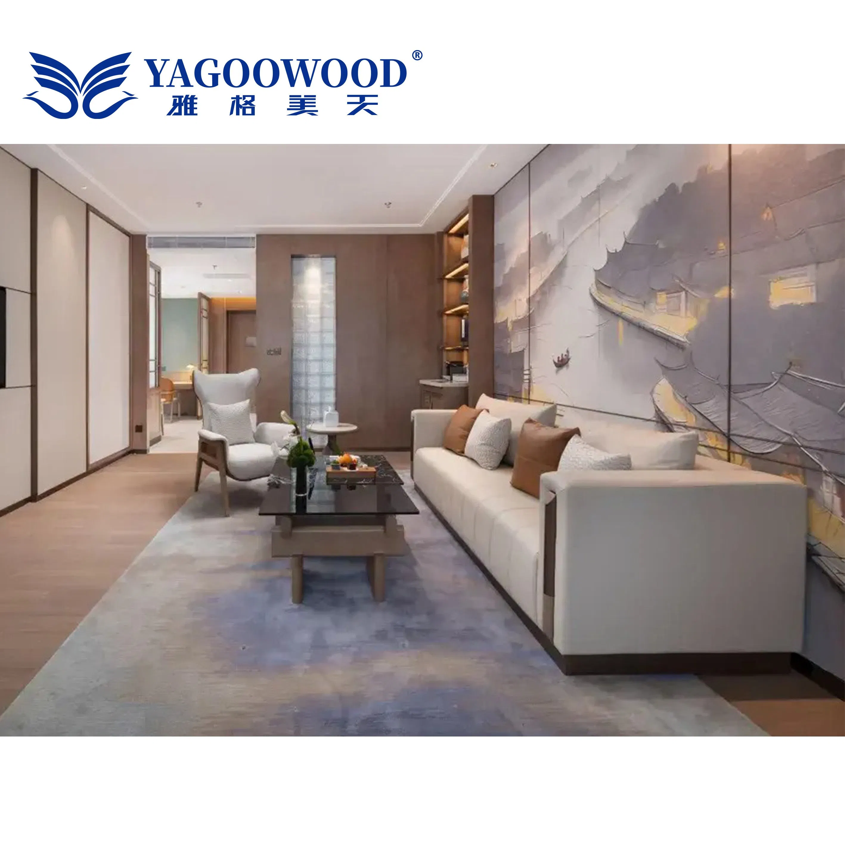 Chinese National Brand, We Specialize in Manufacturing High - End Custom Solid Wood Furniture for Five - Star Hotels and Luxury Villas