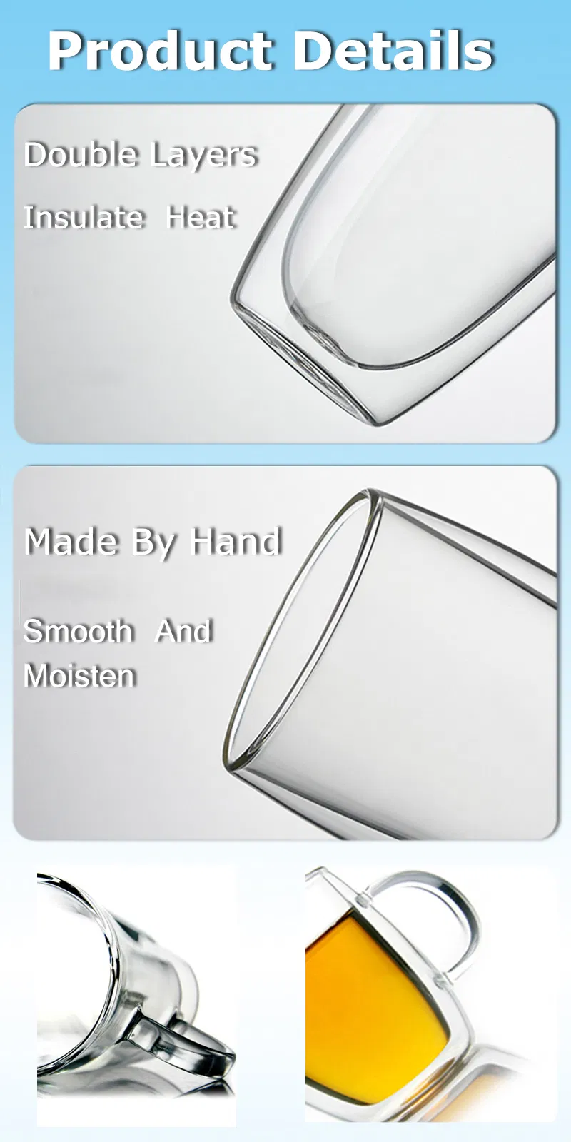 Double Wall Glass Details