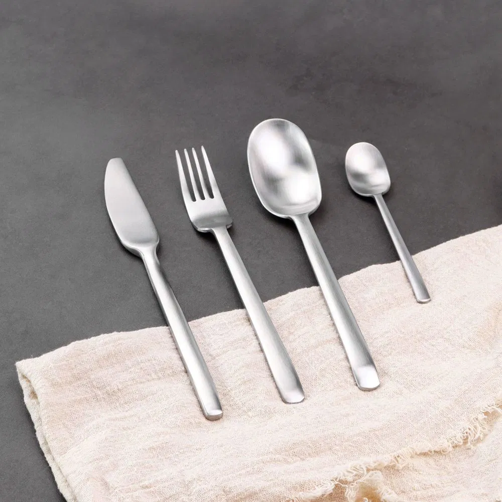 Infull Wholesale Luxury Elegant Tableware 4 PCS Cutlery Stainless Steel Dinner Set